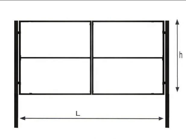 Каркас ворот из профильной трубы