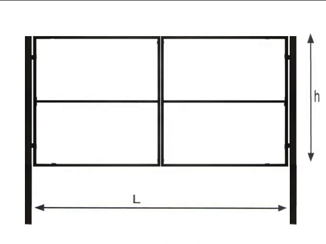 Каркас ворот из профильной трубы