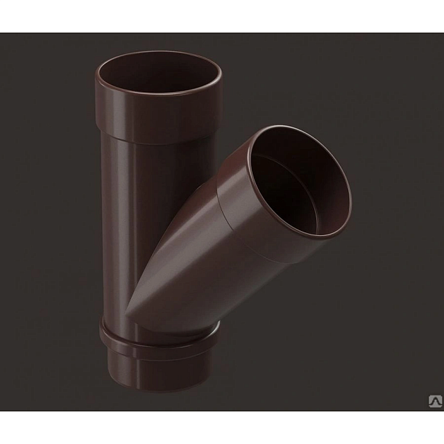 Тройник 45 водосточная система Lux Дёке