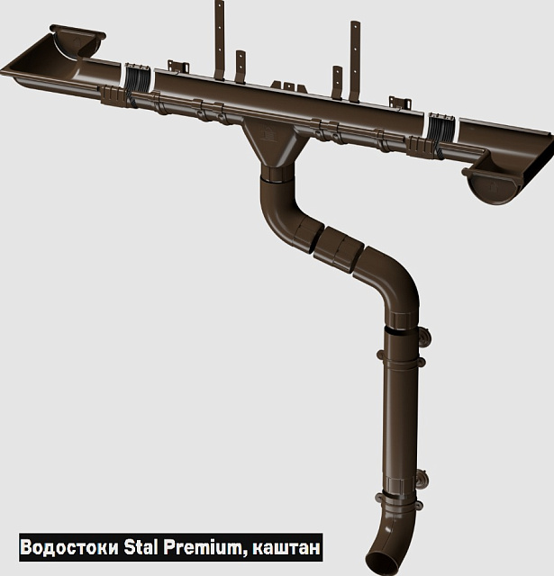 Водосточка docke металлическая