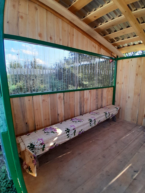 Прозрачный профлист, 3м, толщина 1мм