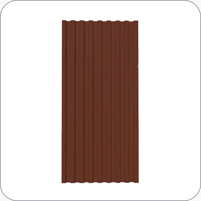 Профлист пэт (пластик), 3м, толщиной 1мм