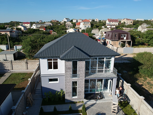 Фасадная панель Docke STEIN Антрацит