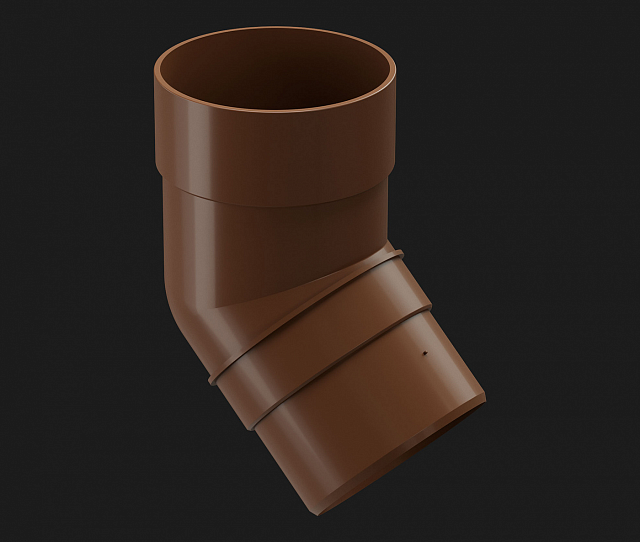 Колено 45 водосточная система Дёке