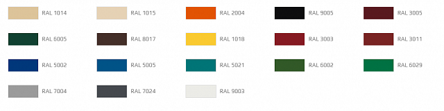 Металлочерепица Супермонтеррей Полиэстер 0.45 