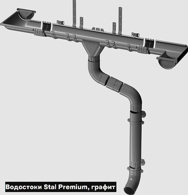 Водосточка docke металлическая