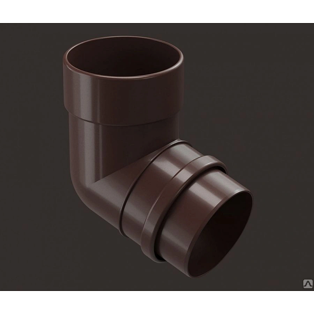 Колено 72 водосточная система Lux Дёке