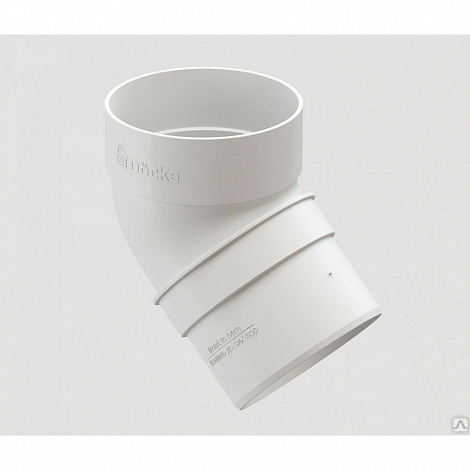 Колено 45 водосточная система Дёке