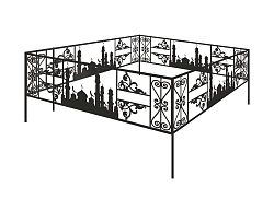 Перфорированные оградки 