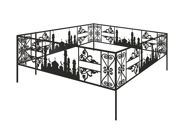 Перфорированные оградки 