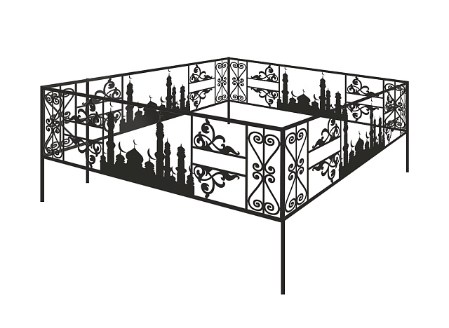 Перфорированные оградки 