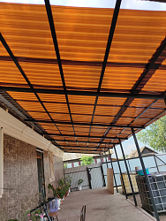 Прозрачный профлист, 3м, толщина 1мм