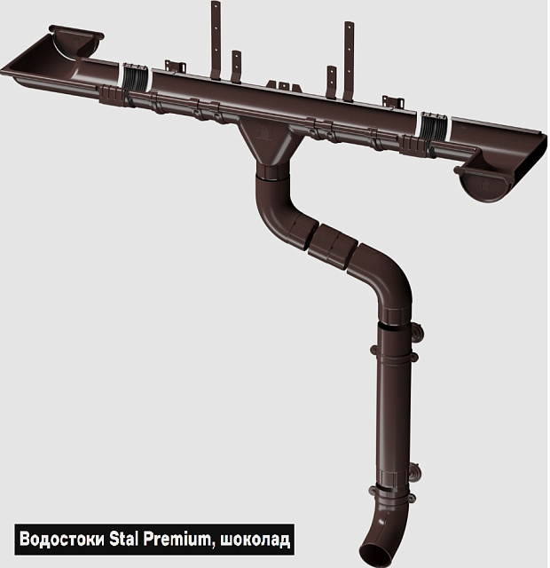 Водосточка docke металлическая