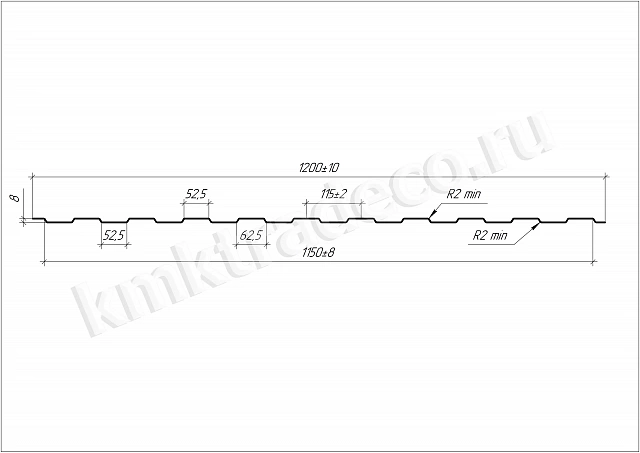 С8 1150 мм Полиэстер двусторонний