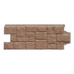 Фасадная полипропиленовая панель "Крупный камень" Элит