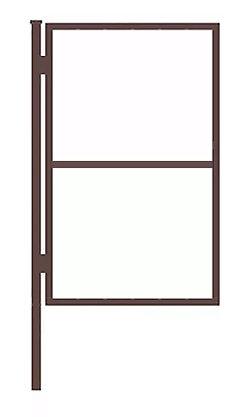 Каркас калитки из профильной трубы