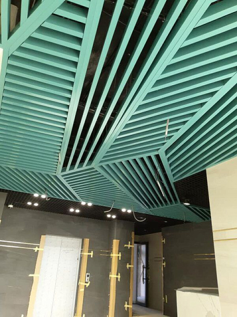 Кубовая рейка в Ral