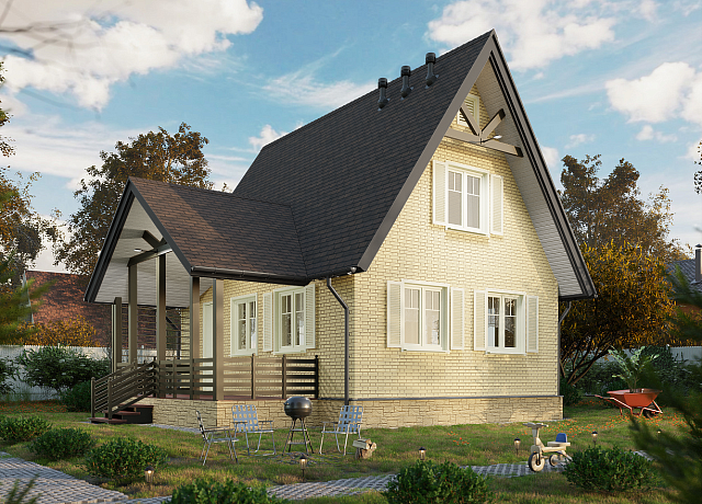 Фасадная панель Flemish, Жёлтый