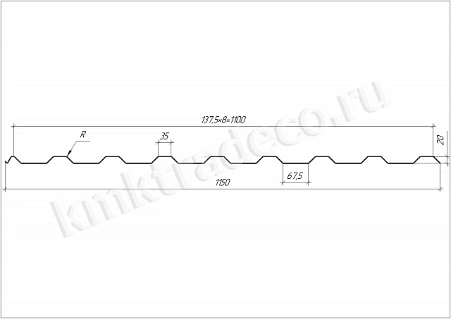 МП-20х1100 Полиэстер