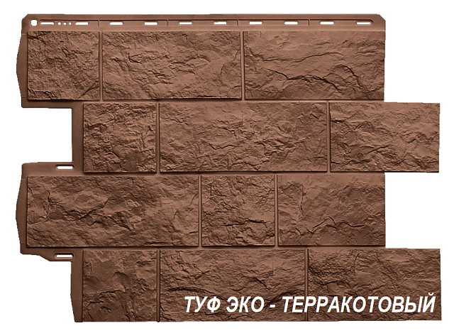 Фасадная панель Альта-Профиль Туф ЭКО