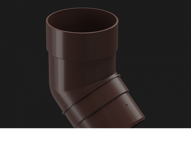 Колено 45 водосточная система Дёке