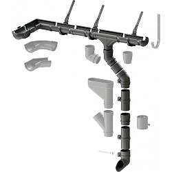 Комплект водосточной системы DOCKE LUX