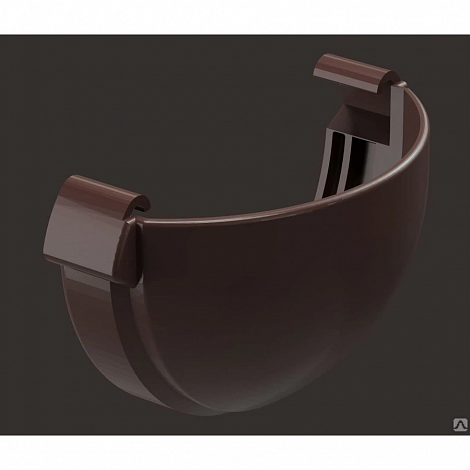 Заглушка желоба водосточная система Lux Дёке