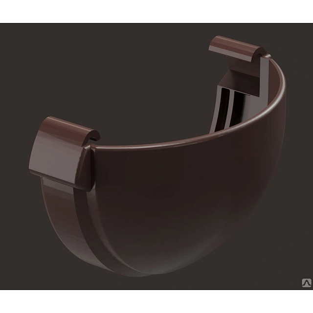 Заглушка желоба водосточная система Lux Дёке