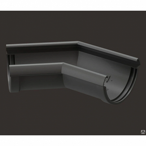 Угловой элемент 135 водосточная система Lux Дёке