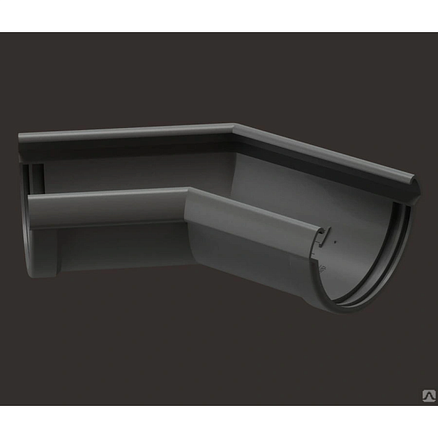 Угловой элемент 135 водосточная система Lux Дёке